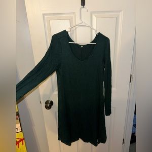 Emerald Green Longsleeve Dress